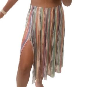 Zara Multicolor Striped Skirt